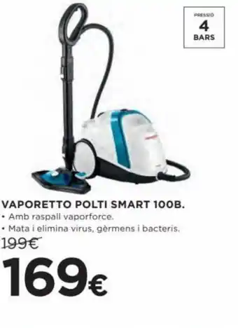 Hipercor Vaporetto Polti Smart 100B oferta