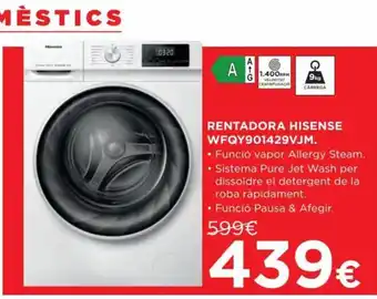 Hipercor Rentadora Hisense WFQY901429VJM oferta