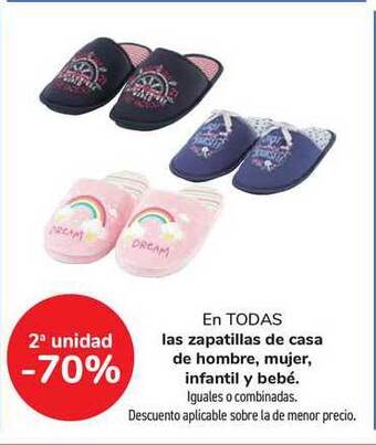 Carrefour En Todas Las Zapatillas De Casa De Hombre, Mujer, Infantil Y Bebé oferta