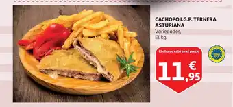 Alcampo Asturiana Cachopo I.G.P. Ternera Asturiana oferta