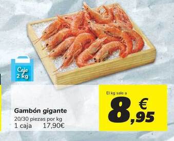 Carrefour Gambón Gigante oferta