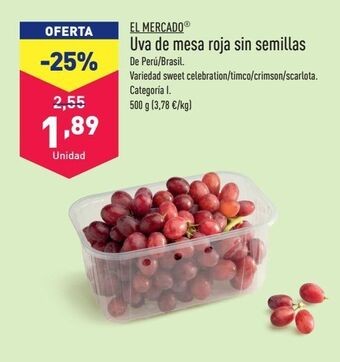 ALDI Uvas oferta