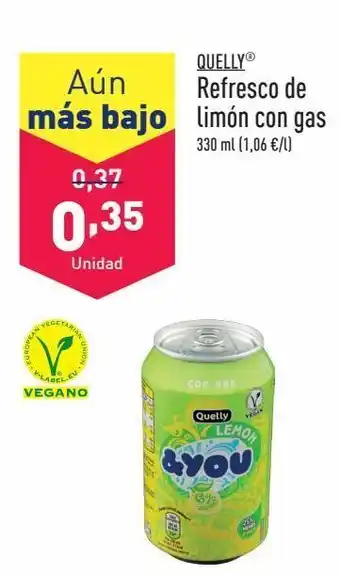 ALDI Refresco de limón quelly oferta