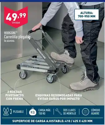 ALDI Carretilla plegable oferta
