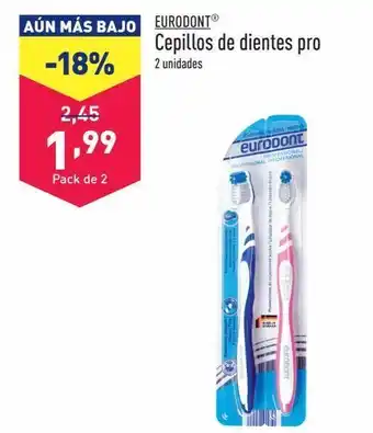 ALDI Cepillo de dientes eurodont oferta