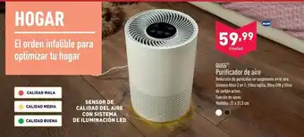 ALDI Purificador de aire quigg oferta