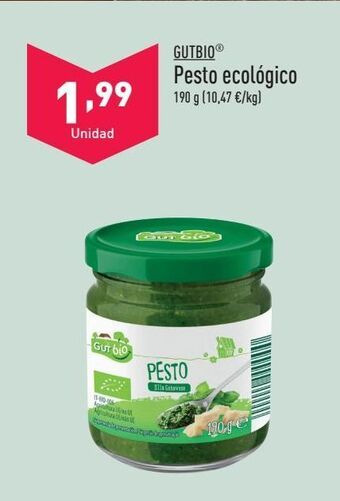 ALDI Salsa pesto gutbio oferta