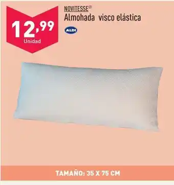 ALDI Almohada viscoelástica novitesse oferta