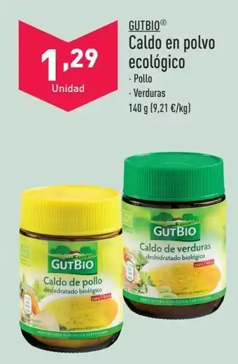 ALDI Caldo gutbio oferta