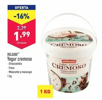 ALDI Yogur milsani oferta