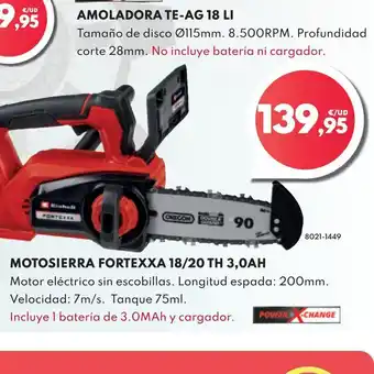 BricoCentro Motosierra fortexxa oferta