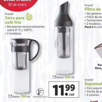 Lidl Jarra para café frío oferta