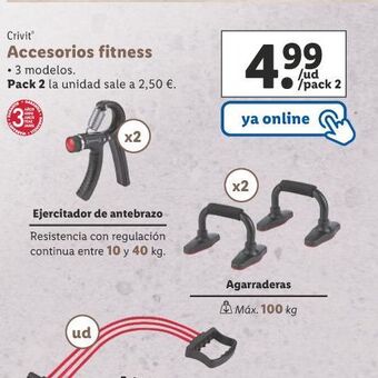 Lidl Accesorios fitness oferta