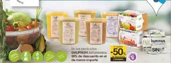 Eroski Galifresh En Los Productos Señalizados 50% De Descuento En El De Menor Importe oferta
