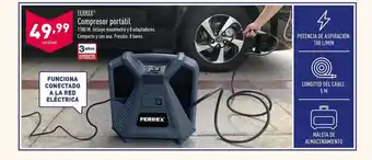 ALDI Ferrex Compresor Portátill oferta