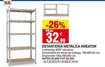 Bricoking Estantería metálica oferta