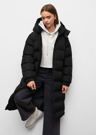 MANGO Anorak largo acolchado oferta