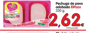 Alimerka ElPozo Pechuga de pavo adobada 330g oferta