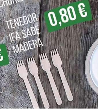 Alimerka Tenedor Ifa Sabe Madera oferta