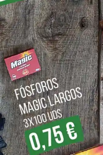 Alimerka Magic Largos Fósforos 3 x 100 uds oferta