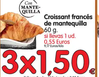 Alimerka Croissant francés de mantequilla 60g oferta