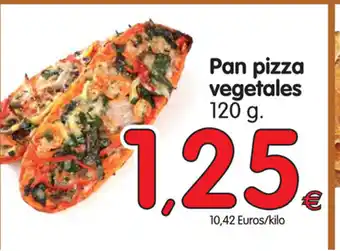 Alimerka Pan pizza vegetales 120g oferta