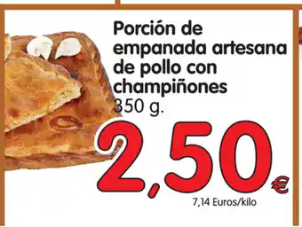 Alimerka Parciób de empanada artesana de pollo con champiñones 350g oferta