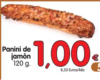 Alimerka Panini de jamón 120g oferta