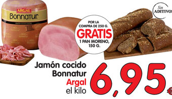 Alimerka Argal Jamón cocido Bonnatur el kilo oferta
