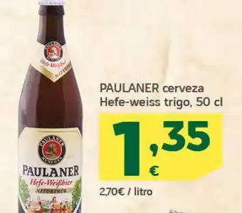 HiperDino Cerveza sin alcohol paulaner oferta