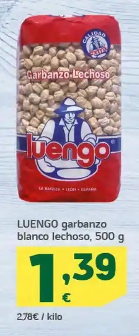 Garbanzos lechosos luengo