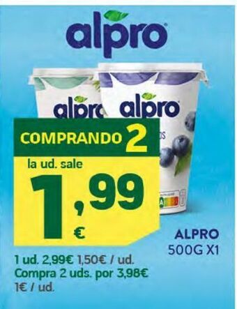 HiperDino Yogur alpro oferta