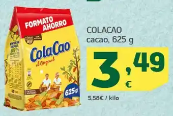 HiperDino Cacao en polvo cola cao oferta