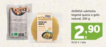 HiperDino Comida vegetariana oferta