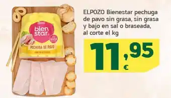 HiperDino Pechuga de pavo el pozo oferta