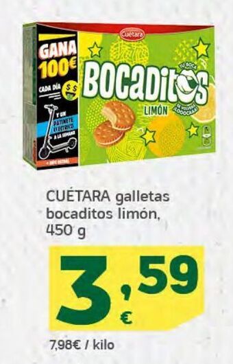 HiperDino Galletas cuétara oferta