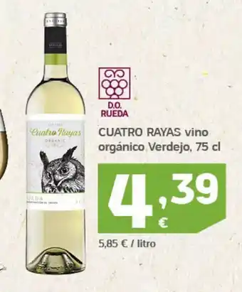 HiperDino Vino verdejo cuatro rayas oferta