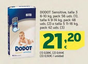 HiperDino Pañales dodot oferta