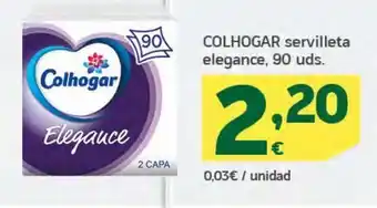 HiperDino Servilletas de papel colhogar oferta
