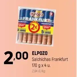 Coviran Salchichas frankfurt el pozo oferta