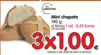Alimerka Mini chapata 140 g oferta