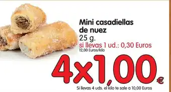 Alimerka Mini casadiellas de nuez 25 g oferta