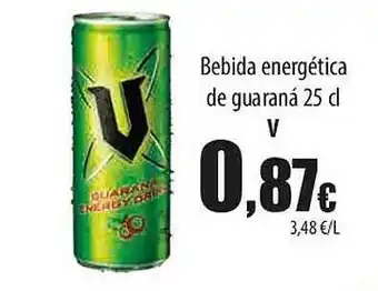 SPAR Lanzarote Bebida energética de guaraná oferta