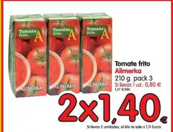 Alimerka Alimerka Tomate frito 210 g oferta