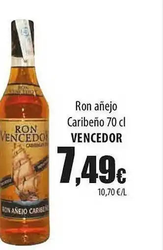 SPAR Lanzarote Ron añejo caribeño vencedor oferta
