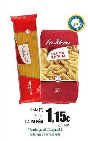SPAR Lanzarote Pasta la isleña oferta