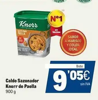 Makro Caldo sazonador knorr de paella oferta