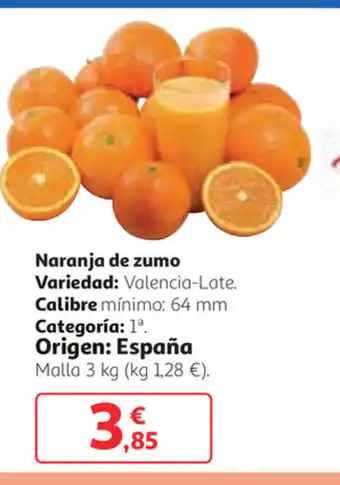 Alcampo Naranja de zumo oferta
