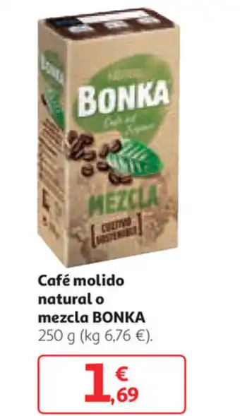 Alcampo Bonka Cafè molido natural o mezcla oferta