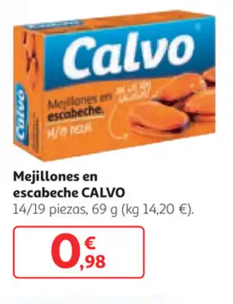 Alcampo Calvo Mejillones en escabeche oferta